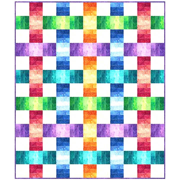 Motif de courtepointe tissé en couleur BS2-433w - Produit en gros pour la vente par QuiltWoman
