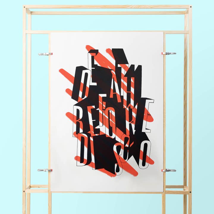 Death Before Disco • Orange pour la vente par Amélie du Petit Thouars