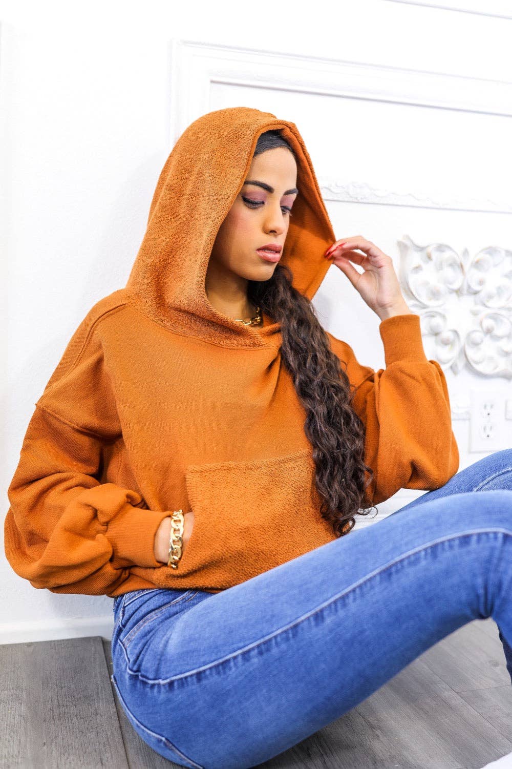 SurelyMine - Wholesale Hoodie - Women's - French Terry Kangaroo Pocket Hoodie9