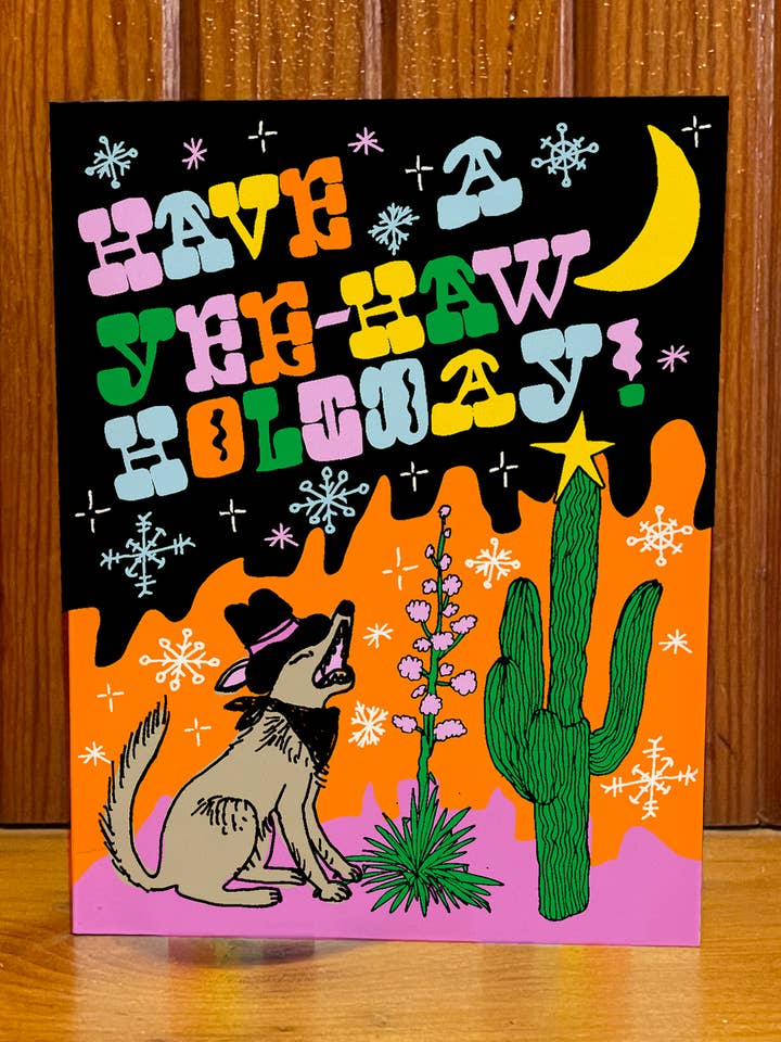 Carte - Yee-Haw Holiday pour la vente par Ash + Chess