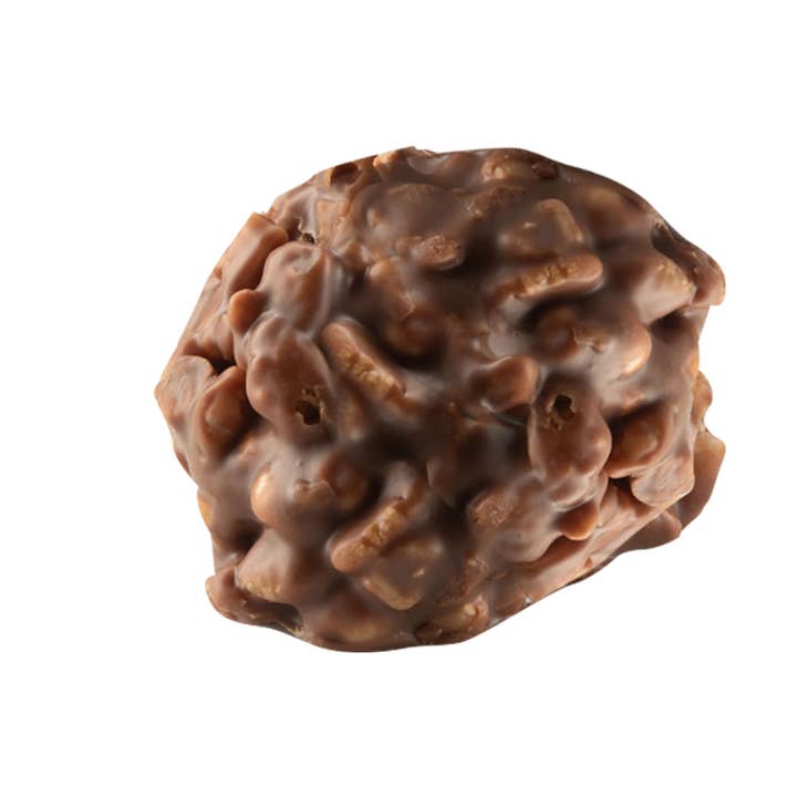 Astor Chocolate Corp. - Wholesale Chocolate Covered Sweets - Space Peanuts Meteor Bites Chocolate, Pretzel, Caramel bag