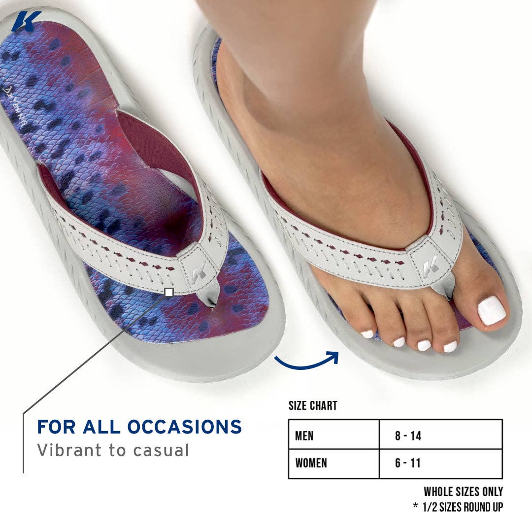 Korkers Products LLC - Wholesale Flip Flops - Men's - Fish Flip® - Brook Trout8