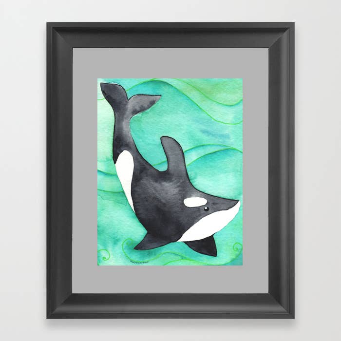 1265. Orca Print for wholesale by Dancing Raven Designs