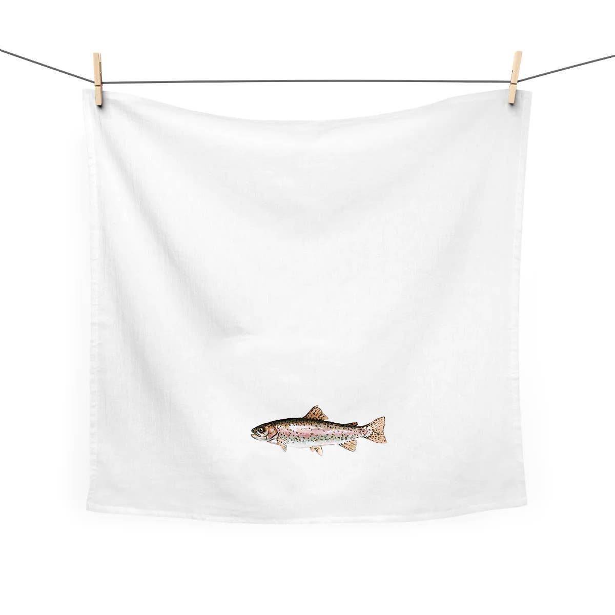 Mads Studio & Co. - Wholesale Tea Towel - Rainbow Trout Tea Towel1