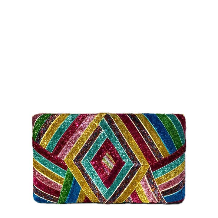 Prism Diamond Clutch for wholesale by Simitri
