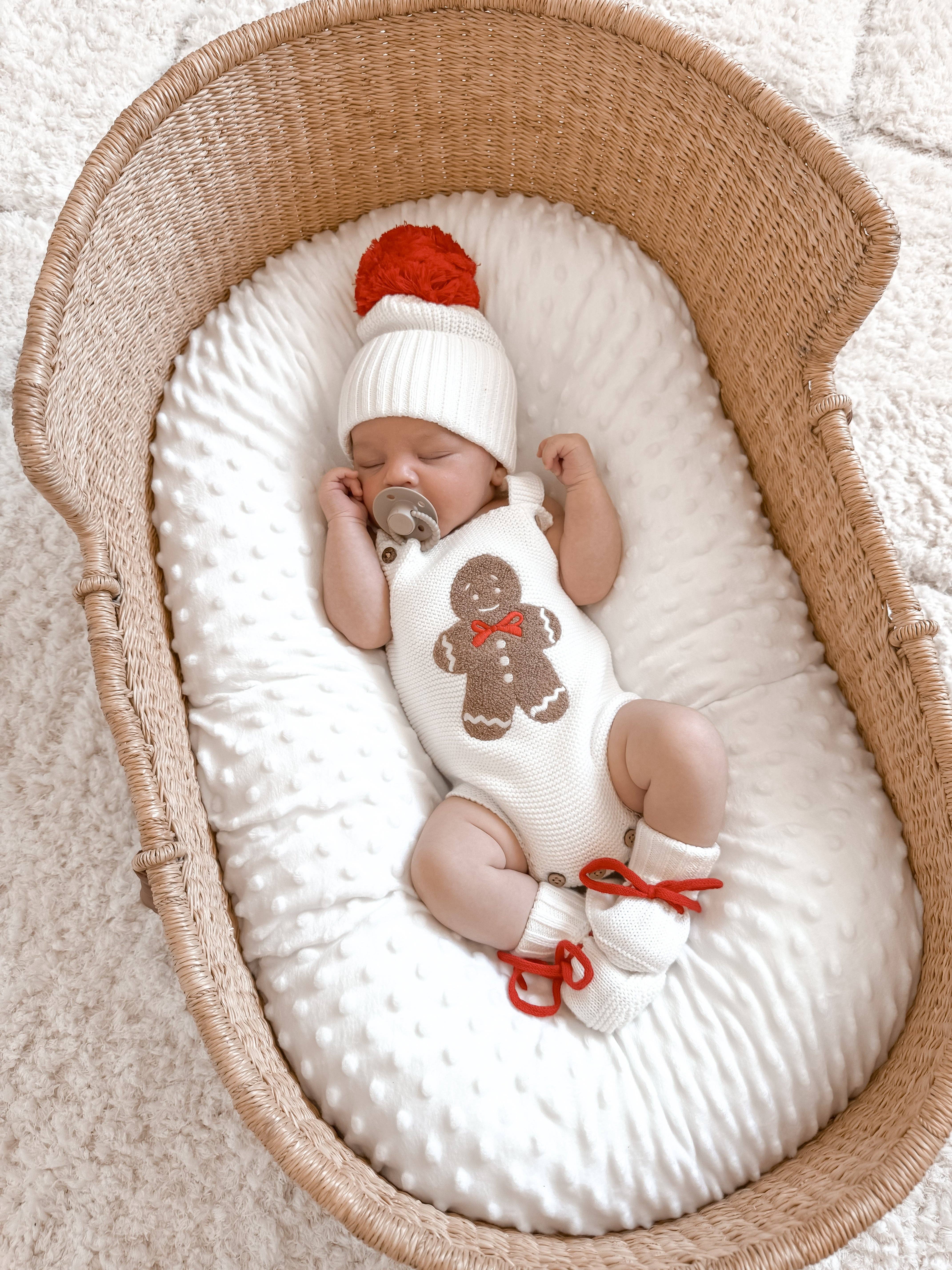 Petite + Co - Wholesale Jumpsuit – Baby - GINGERBREAD SHERPA ROMPER