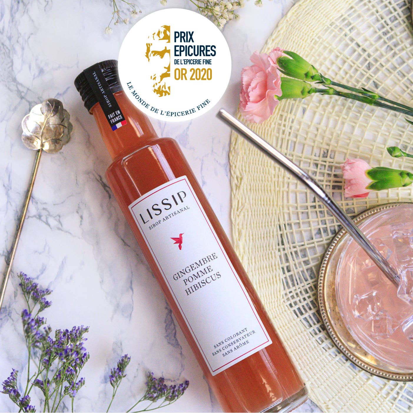 Lissip - Wholesale Cocktail Mix/Syrup - Prix Epicures' pack - Assortment of our 3 award-winning syru1