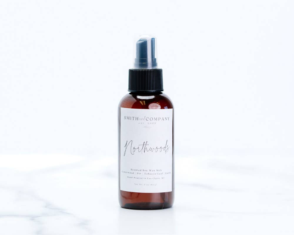 Smith and Company Candles - Vente Vaporisateurs d'ambiance et de linge - Northwoods | NOUVEAU spray d'ambiance anti-odeurs