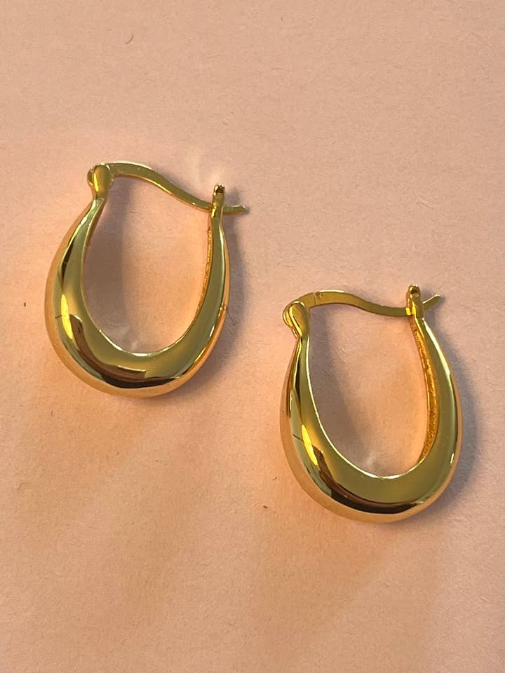 Creole "Jane", förgylld för wholesale av Vivaz - Fine Jewellery