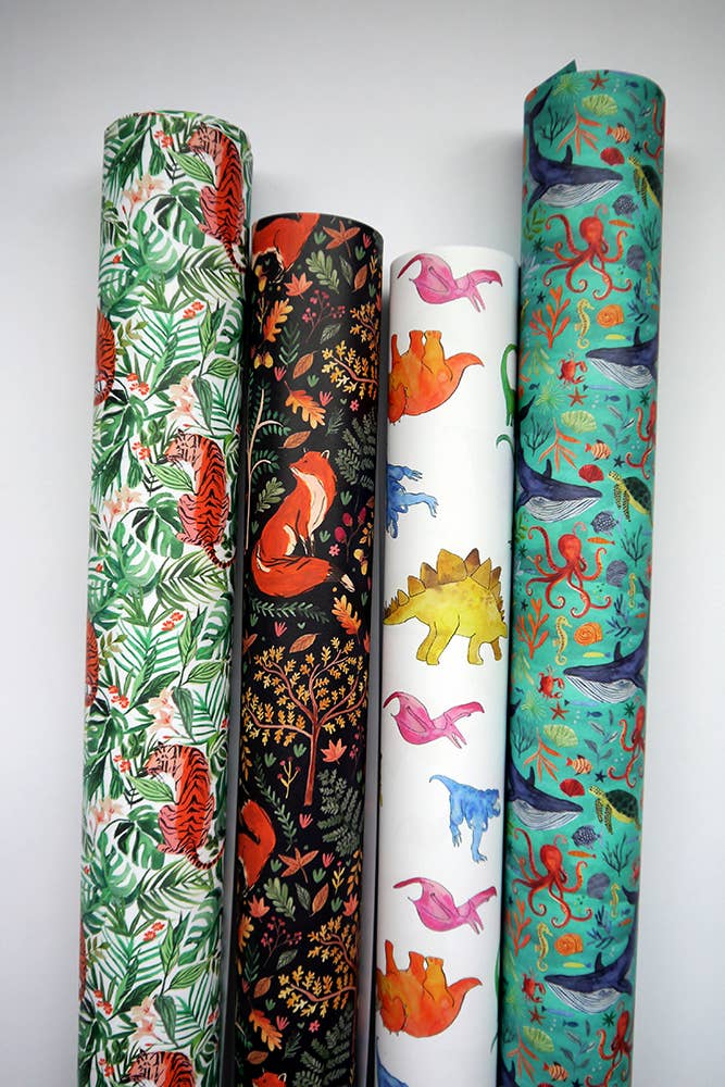 LOLA+BLAKE - Wholesale Flat Wrap - Woodland Wrapping Paper2
