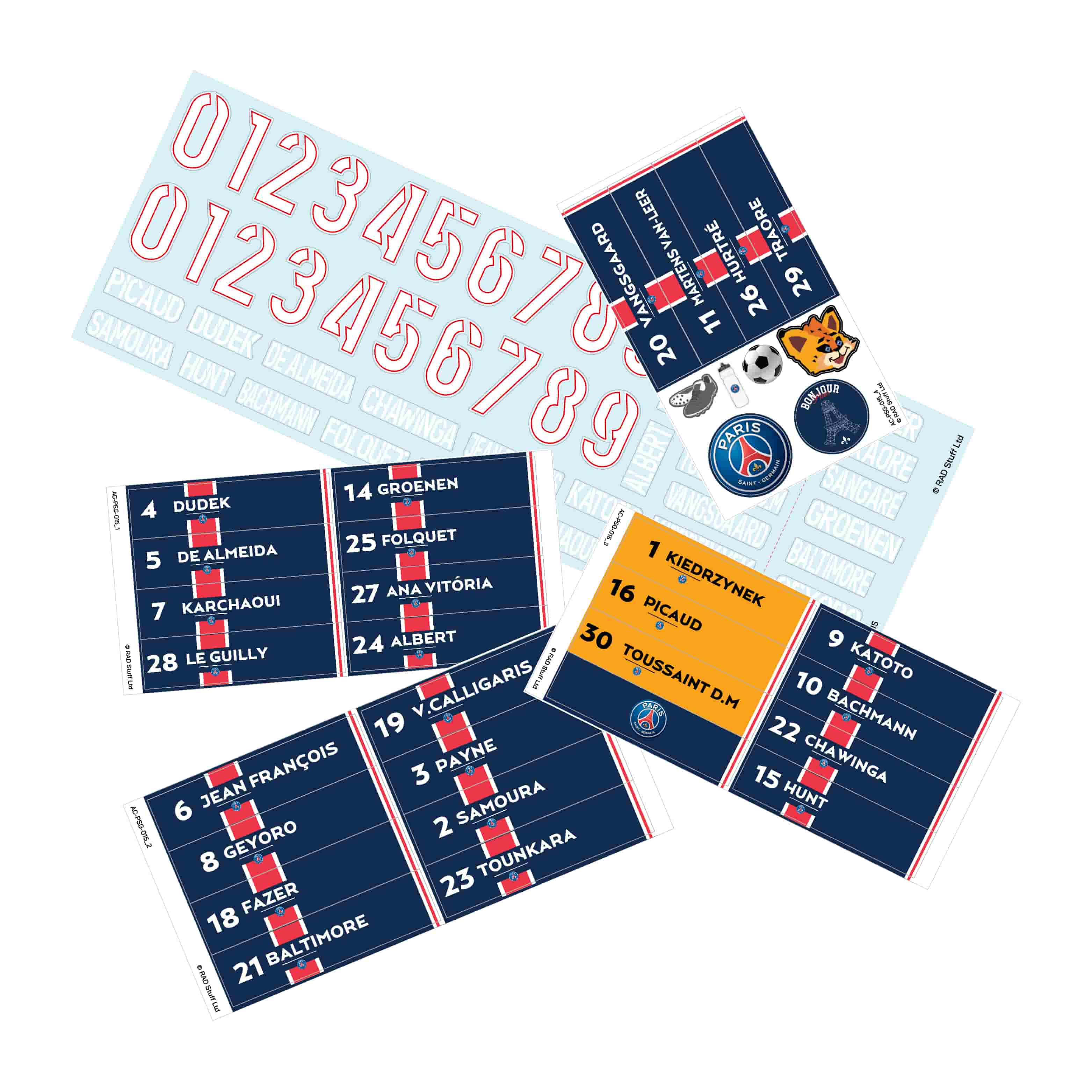 Alloy Collectors - Wholesale Decorative Tabletop Object - Paris Saint-Germain 23/24 Women’s Home Locker Pack4