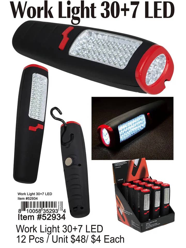 Lampe de travail 30+7 LED. pour la vente par Puka Creations