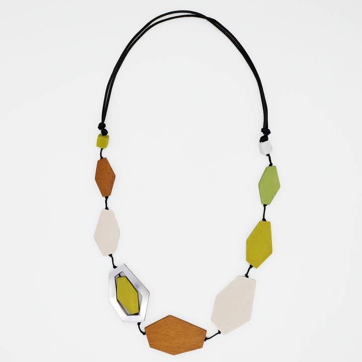 Collar Declaración Iva con Acento Plateado para venta al por mayor de Sylca Designs