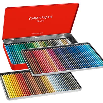 Caran d'Ache - Wholesale Colored Pencil - Set of 120 Colored Pencils PABLOâ„¢ in Metal Box