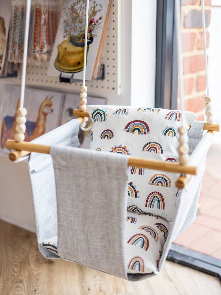 BABY SWING | LIGHT | RAINBOW for wholesale by JAR OF WILD MOMENTS