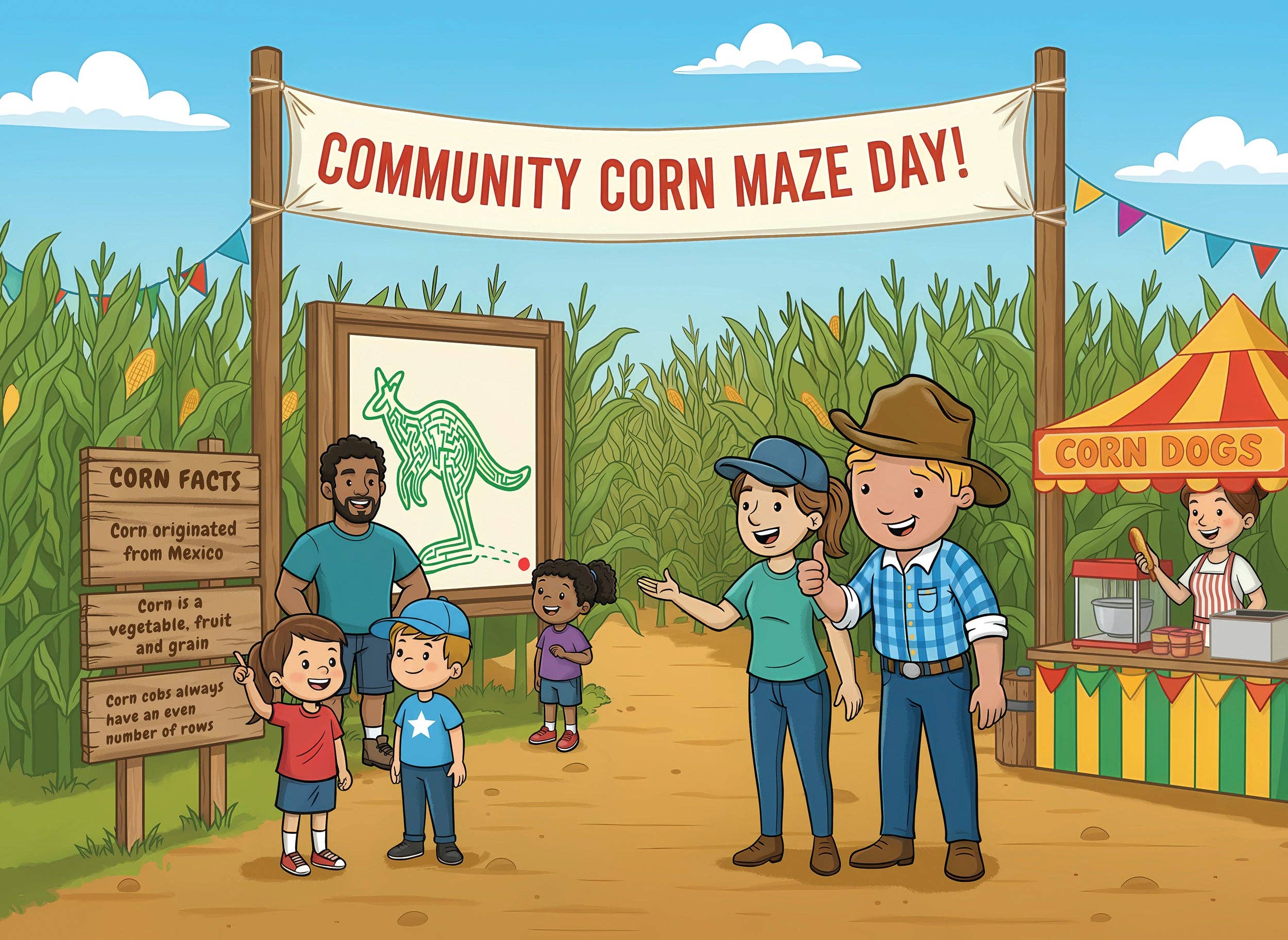 George the Farmer - Wholesale Pre-school book (3–5) - George the Farmer Kangaroo Cornfield6