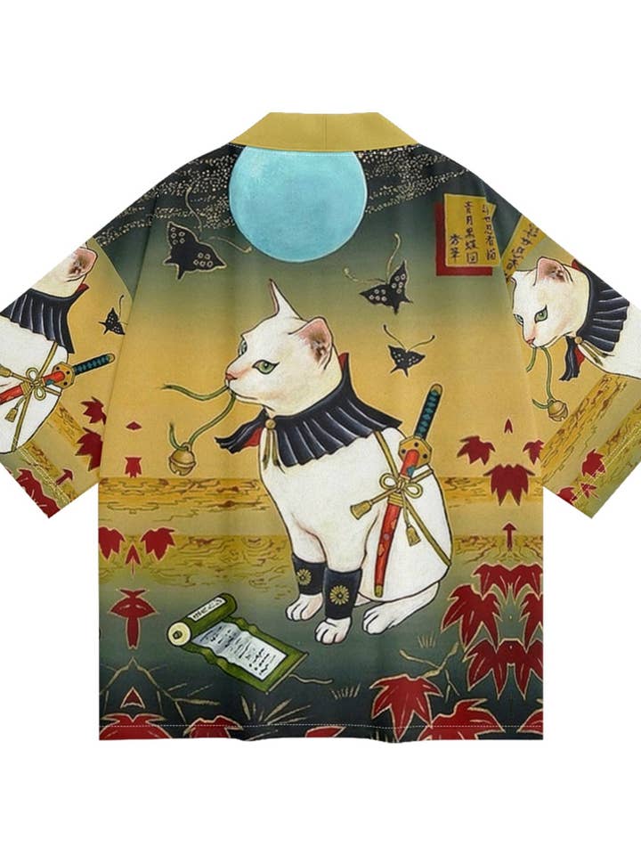 K01 Ninja Kat Kimono voor wholesale door niepce