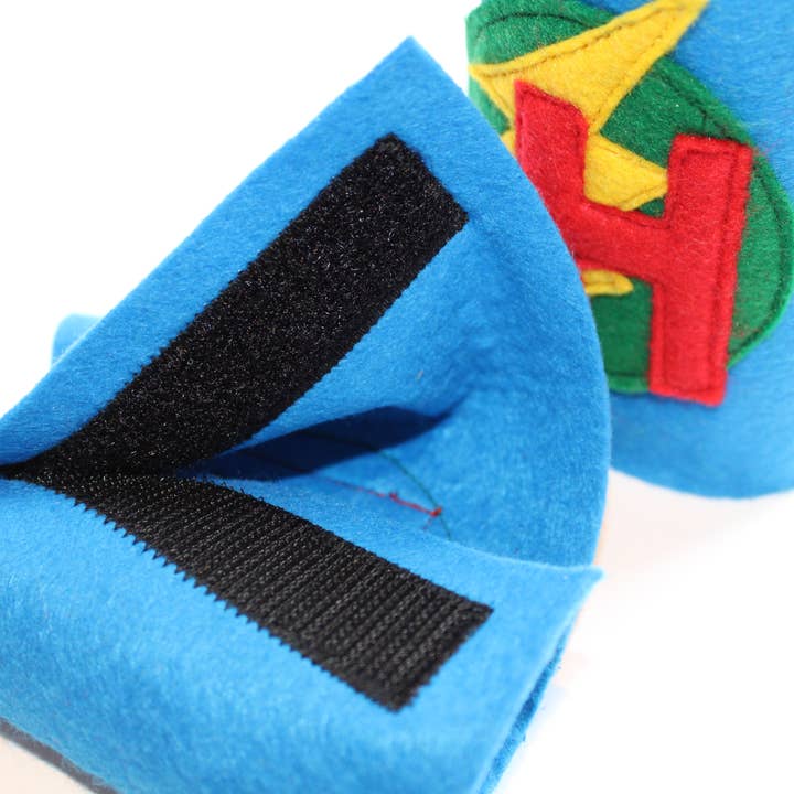 The Flat Of Kat - Wholesale Costume - Kids - Superhero Cuffs For Kids with initial2