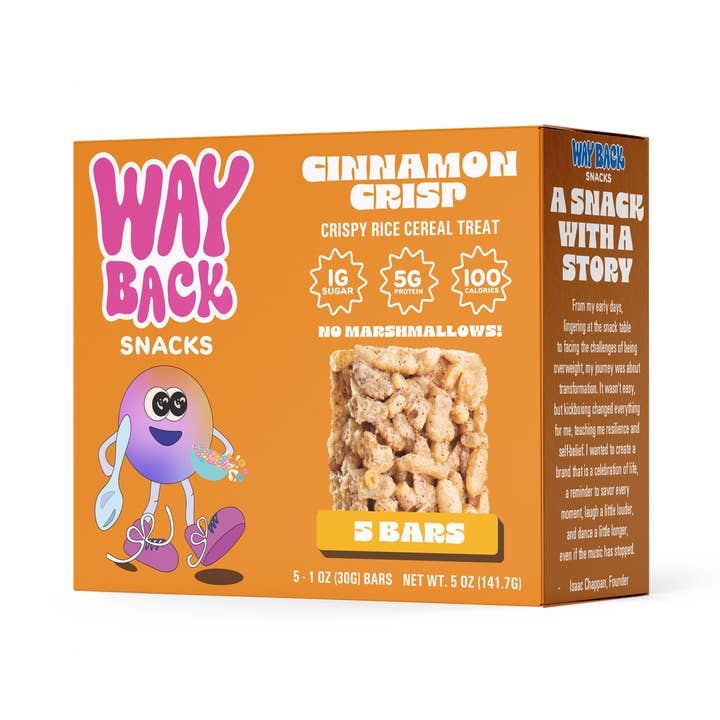 Croustillant à la cannelle pour la vente par Wayback Snacks