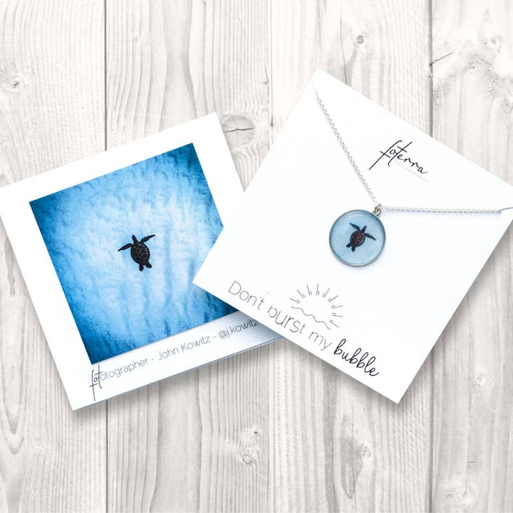 Turtle Round Necklace for wholesale by Foterra Jewelry