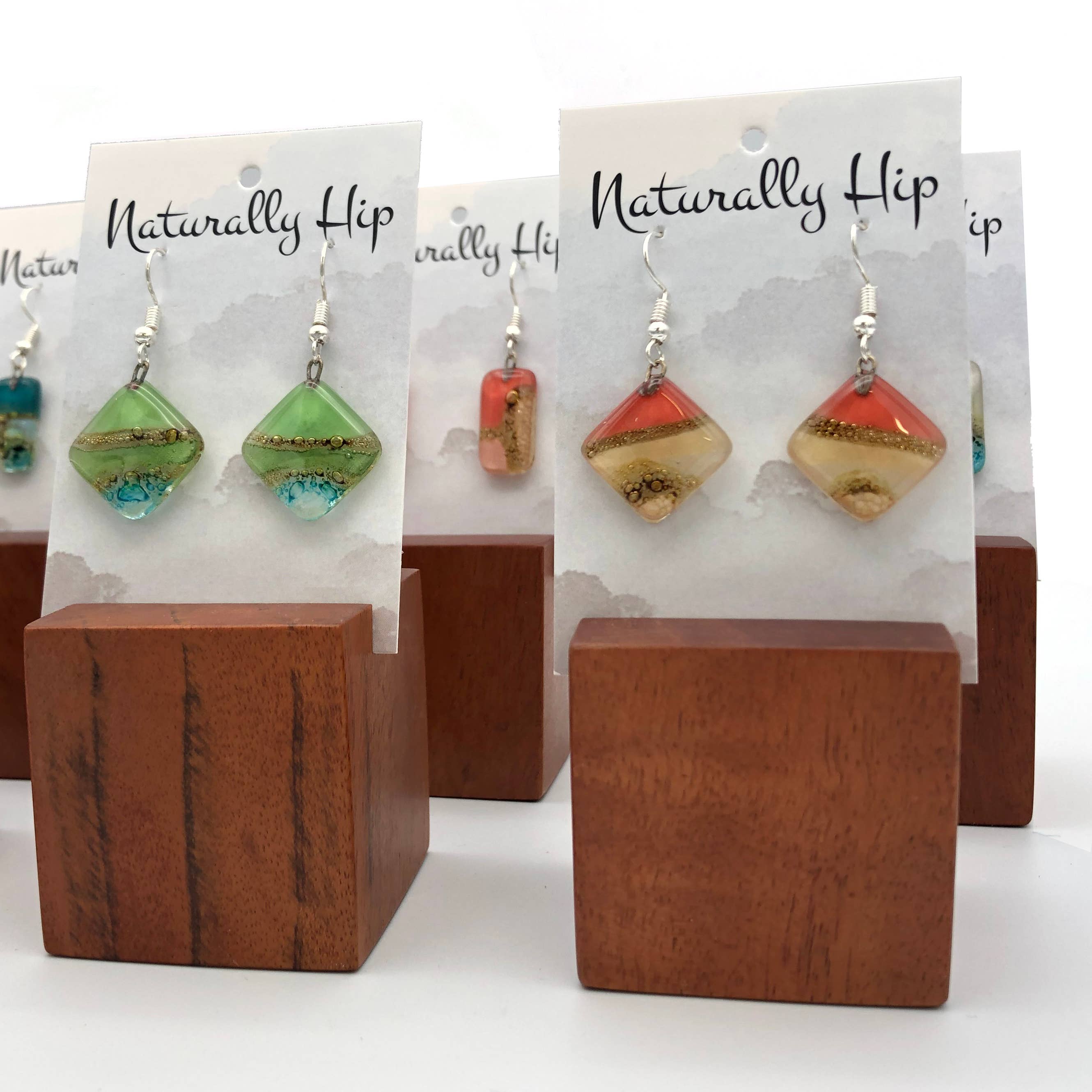 Women of the Cloud Forest - Wholesale Jewelry Stand & Display - Hardwood Jewelry Display Blocks3