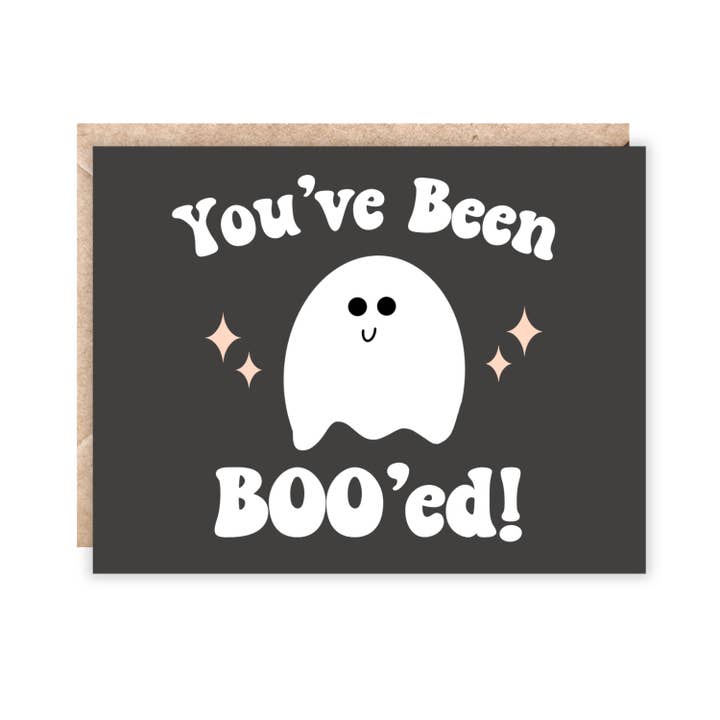 You've Been Boo'ed Halloween Card for wholesale by Jolly Rae