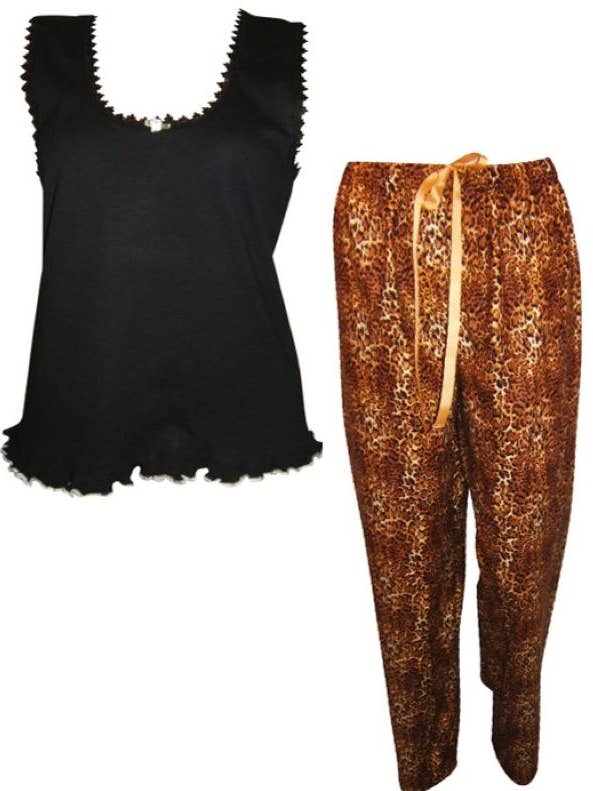 Wild Thing Cheetah Tank Top & PJ Bottom Pajama Set for wholesale by Unusual Babe Undercover