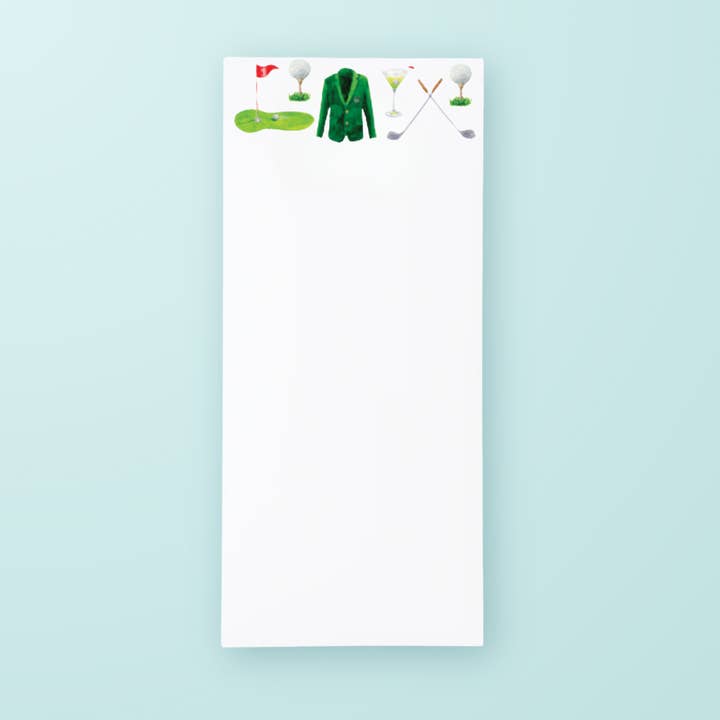 Golf & Cocktails Muster-Notizblock für den Großhandel von Taylor Paladino