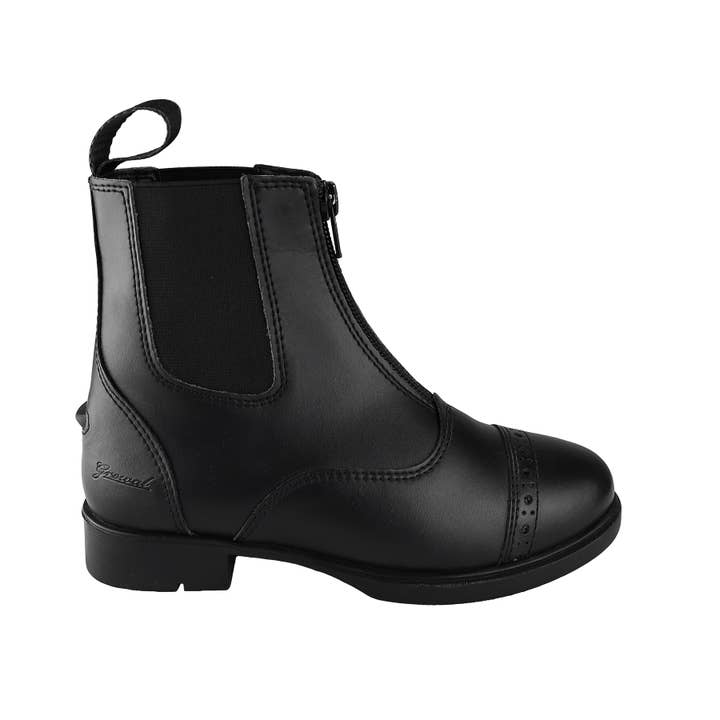 Grewal Equestrian - Wholesale Boots - Kids - Children's Zip Up Synthetic Paddock Boots5