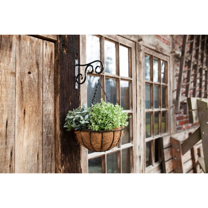 NACH - Vente Jardinière suspendue - Panier suspendu en métal 12"1