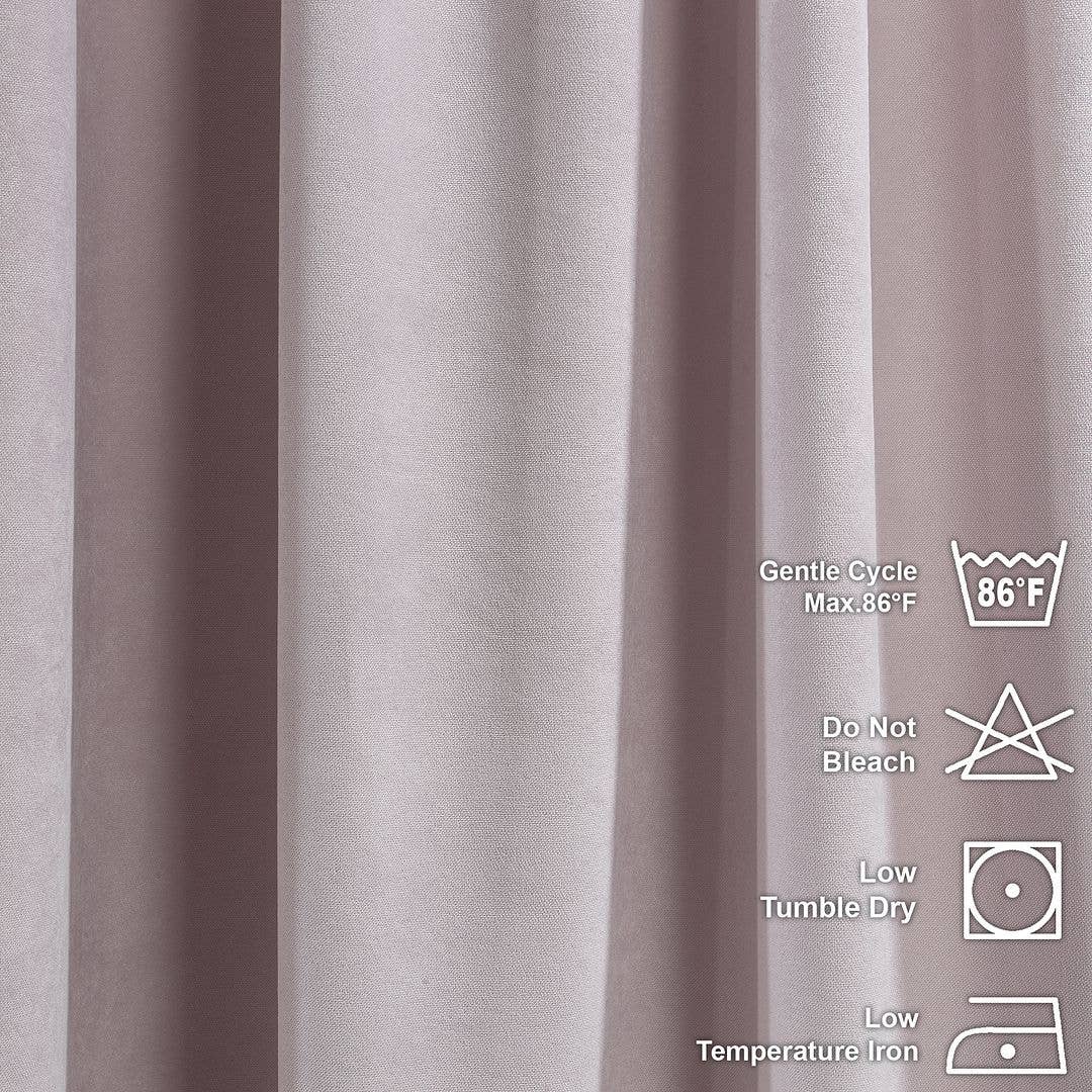 Bes Home Design – Engroshandel Gardin – 100 tommer brede og ekstra lange matterede fløjlsgardiner i specialmål54