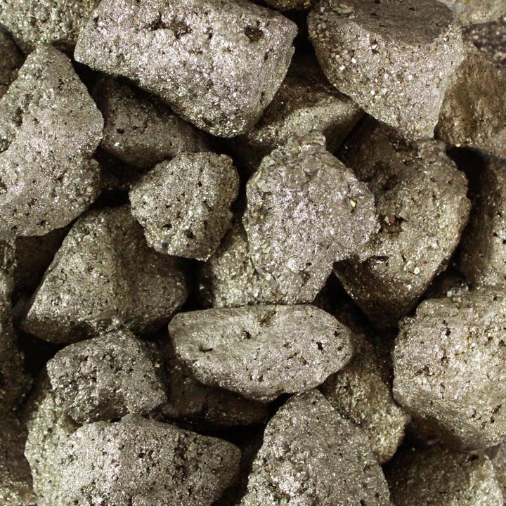 Fantasia Mining - Venta al por mayor Piedras/cristales espirituales - Pirita rugosa Chispa XL - Perú (1 libra)