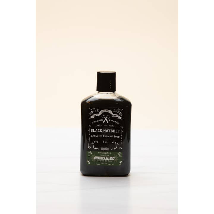 Latika Beauty - Wholesale Body Wash/Shower Gel - Men's - Charcoal Beard and Body Wash - Hunter ⚫ Gifts for Men3