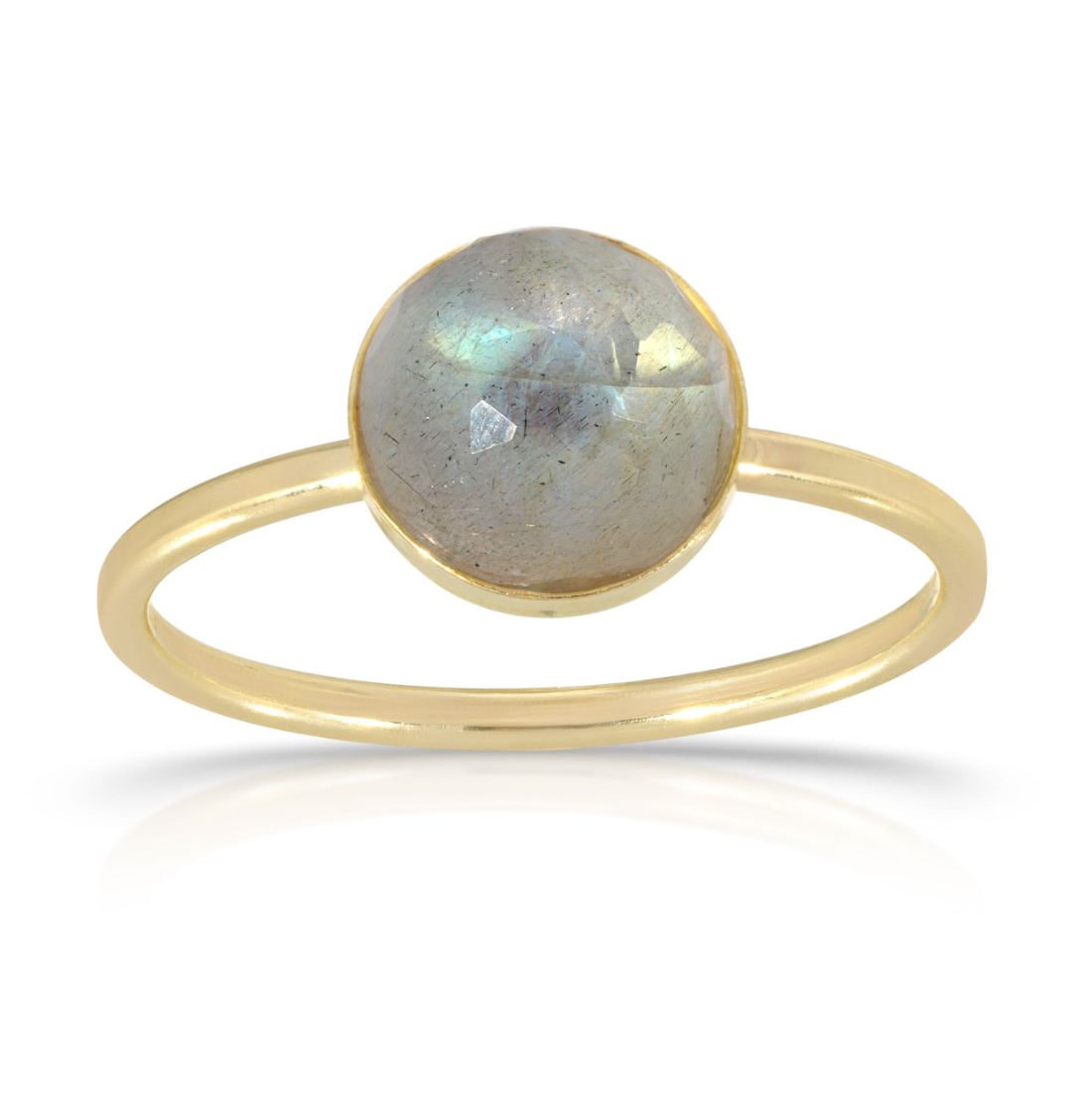 Heather Hawkins - Wholesale Single Stone/Solitaire Ring - Babe Dome Gemstone 8MM Ring - 14K Gold-filled1