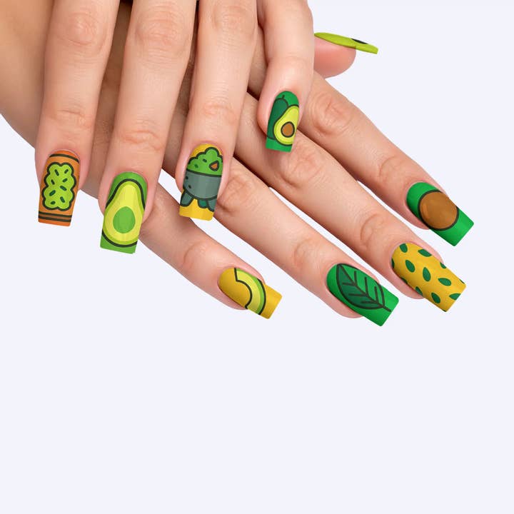 FYNE BODY - Wholesale Press-on/fake nails - AvoChic Sunshine Avocado Press-On Nails44