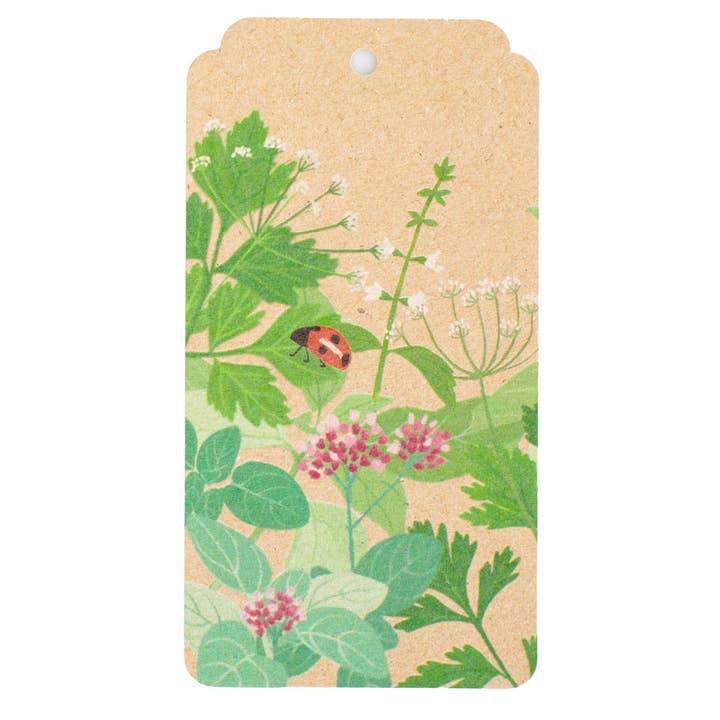 Garden Herbs Individual Gift Tag for wholesale by Sow 'n Sow