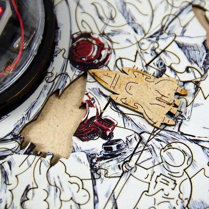 Puzzle de Madeira Marskitty 121 peças por atacado de Go-Puzzle