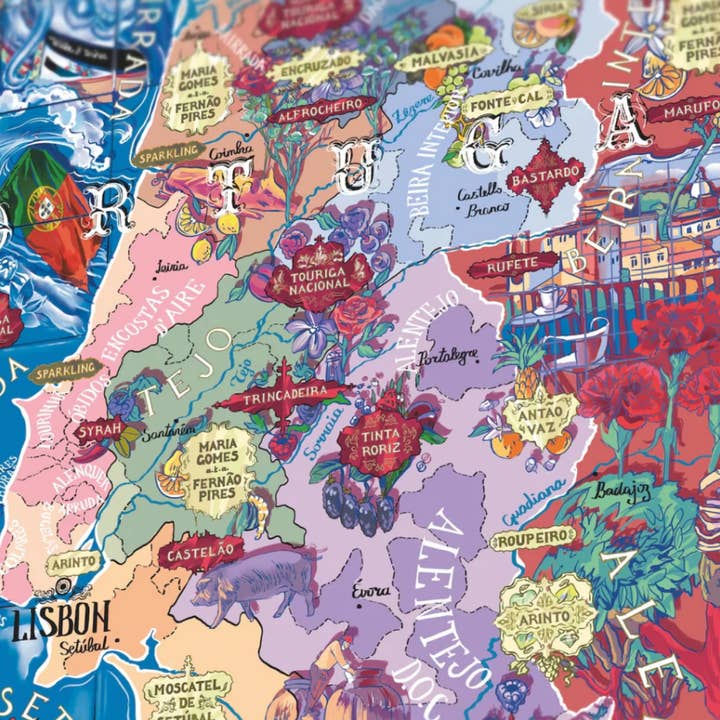 Water & Wines US - Wholesale Puzzle - Adult - Portugal Wine Puzzle4