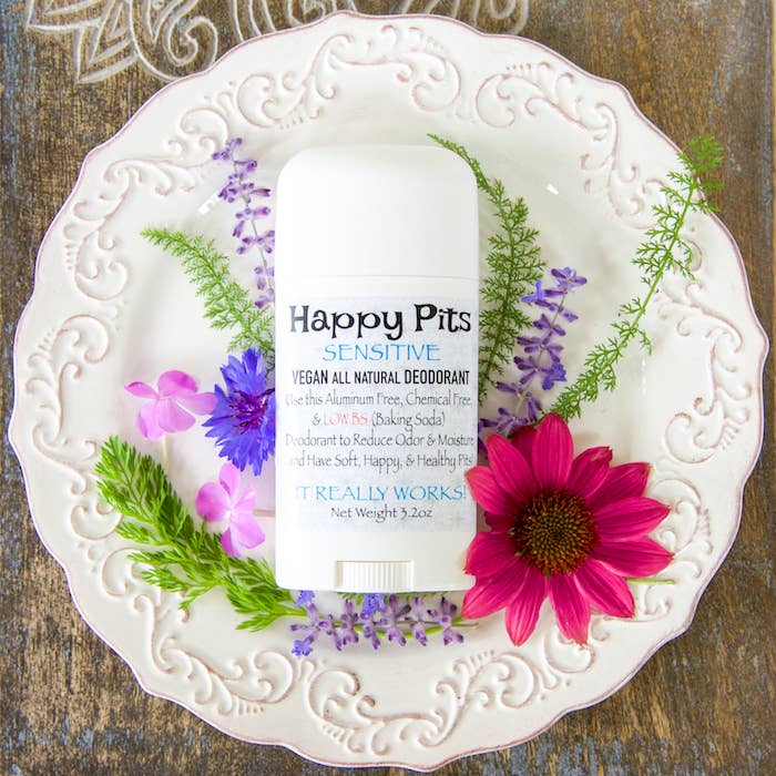 Happy Pits Sensitive - Faible teneur en bicarbonate de soude, naturel et végétalien pour la vente par Woods and Whimsy, LLC