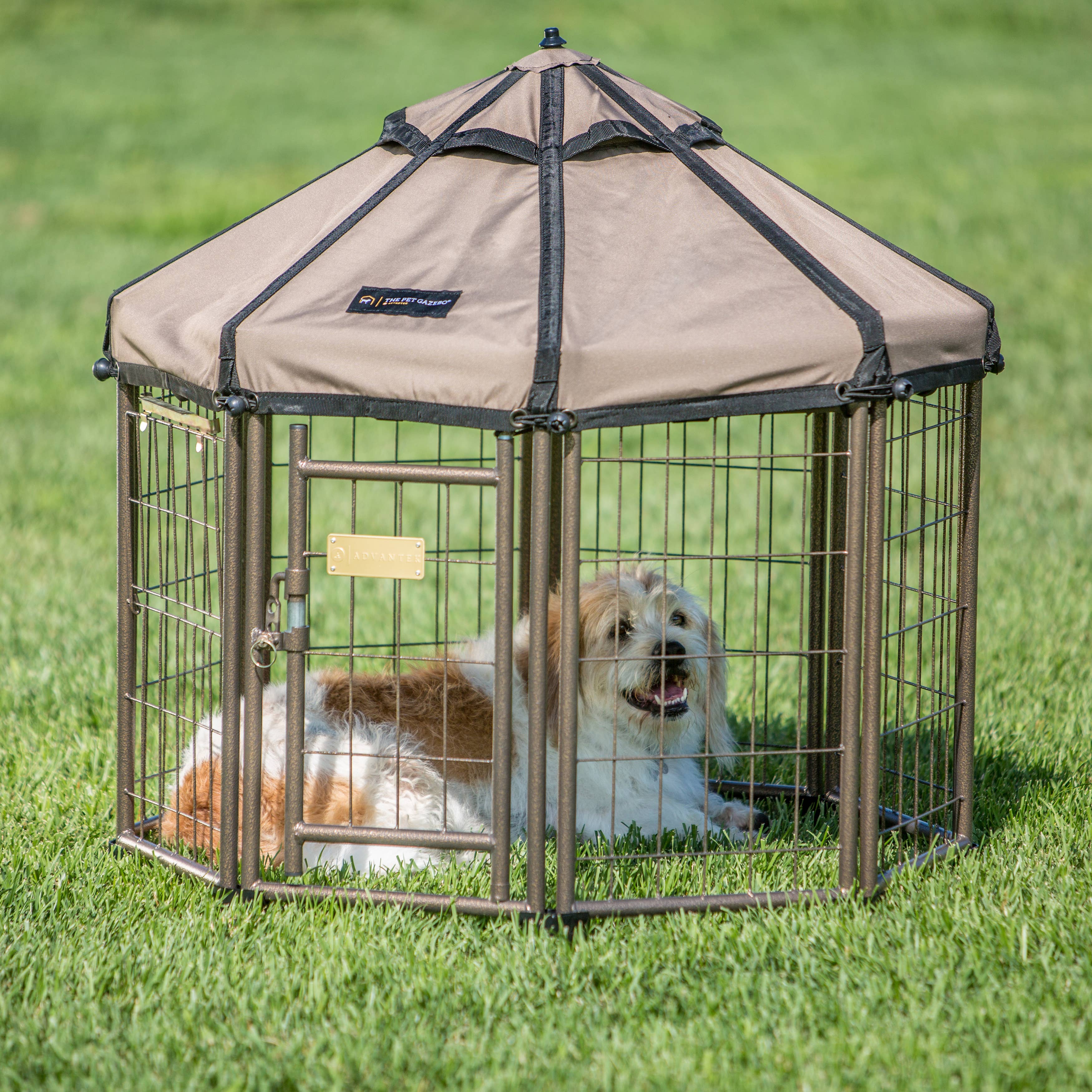 Pet Gazebo - Wholesale Pet Carrier - Dog - Portable Indoor Outdoor Dog Kennel with Waterproof Cover, 3'8