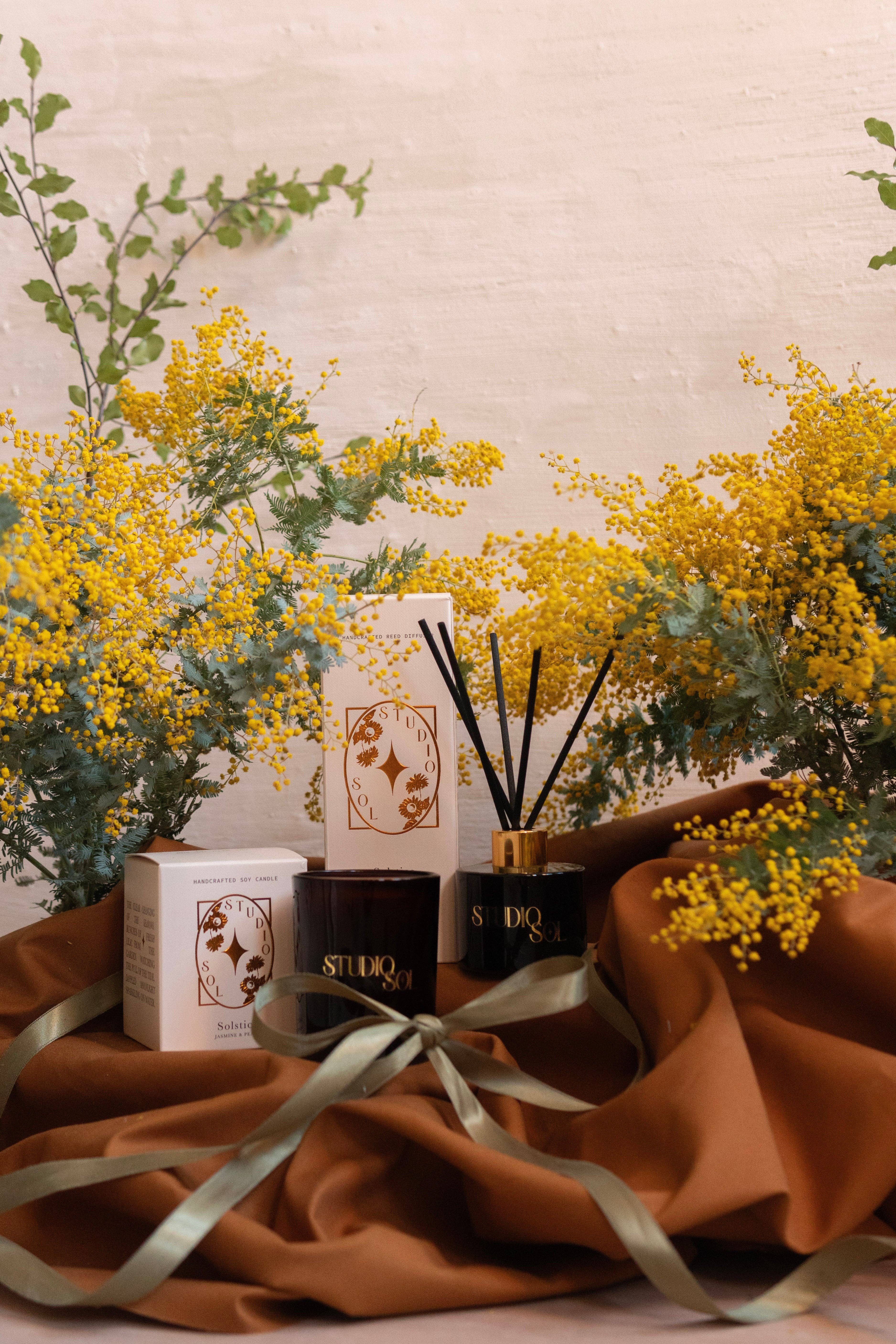 Studio Sol Store - Wholesale Reed diffuser - Solstice Diffuser | Jasmine + Peach1