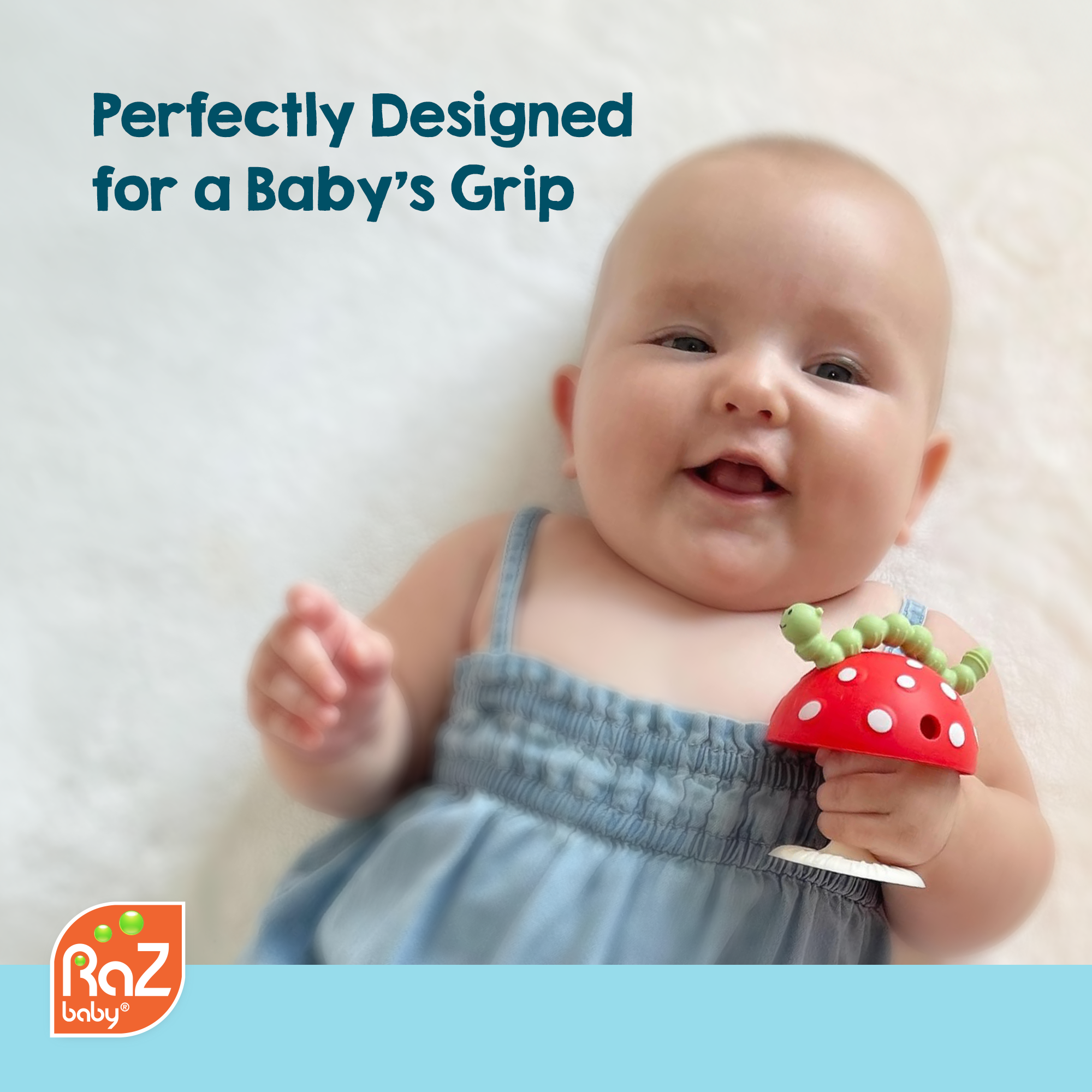 RaZbaby - Wholesale Teether (Not Clip-On) - Baby - Chompy Grip Teether5