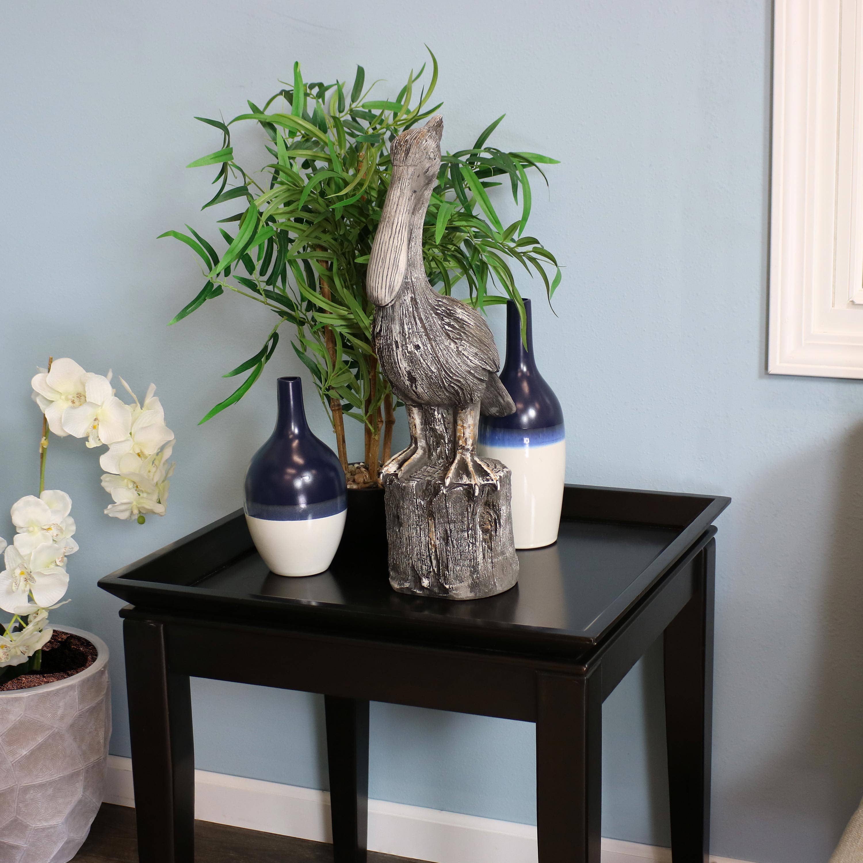 Sunnydaze Decor - Wholesale Outdoor Ornament/Decor - Pelican Perch Outdoor Polystone Garden Statue - 22 in4