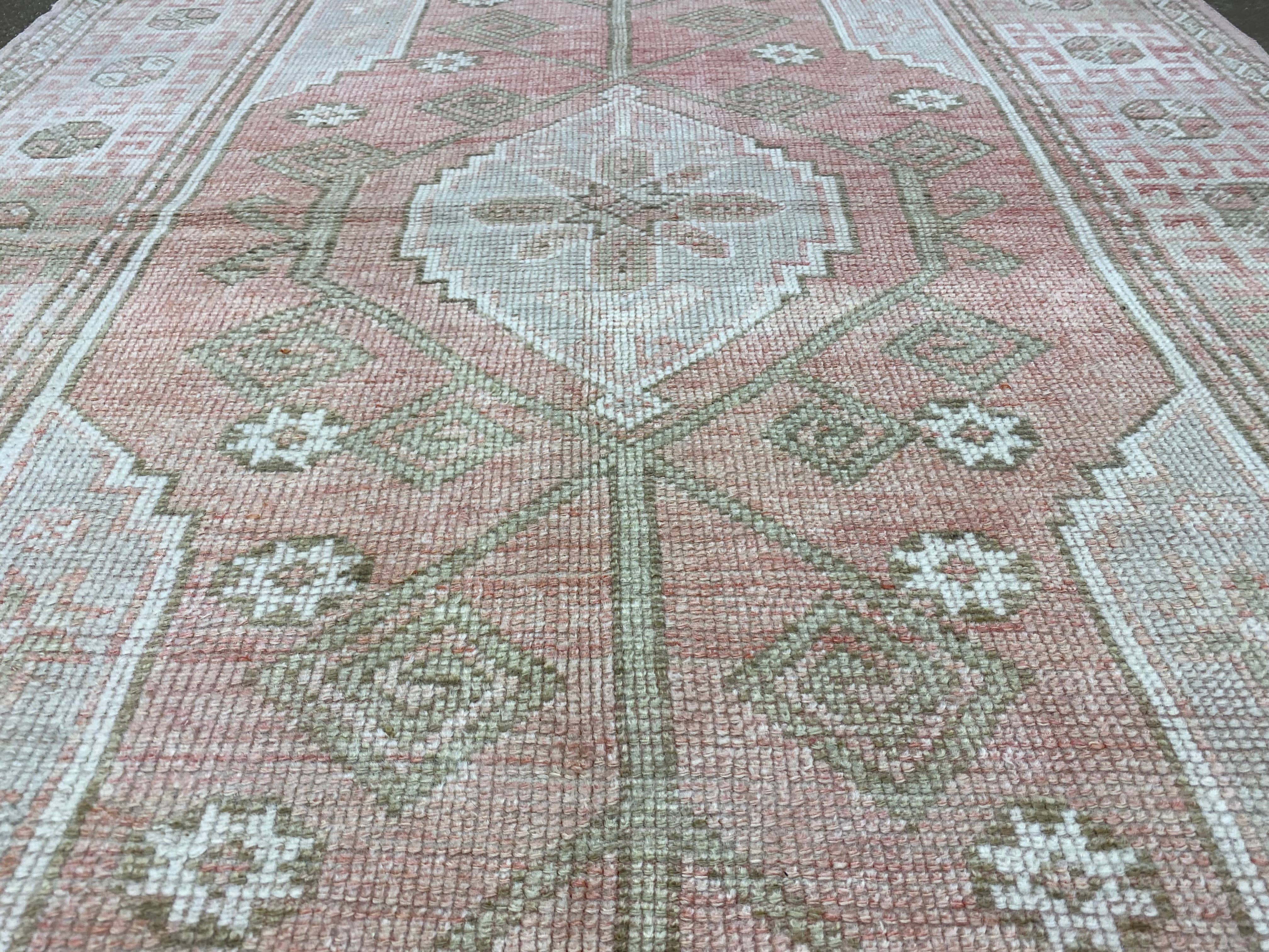 Vintage Loomz - Vente Tapis - Tapis d’orient vintage turc pastel | 1,22 m x 1,83 m10