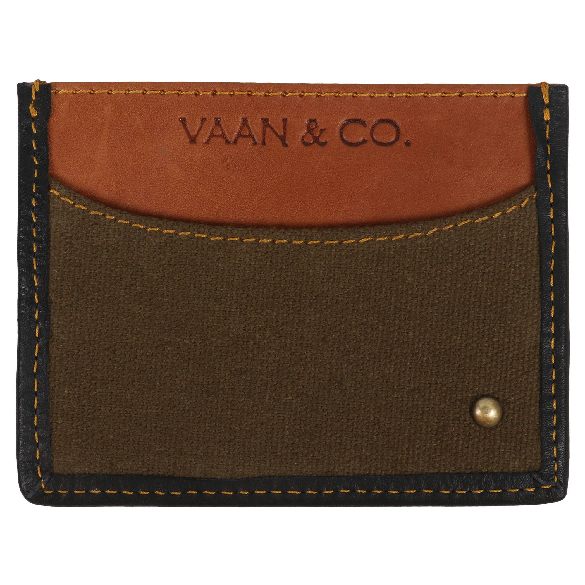 Vaan & Co. - Wholesale Wallet - Men's - Brad Double Sided Slim Wallet3