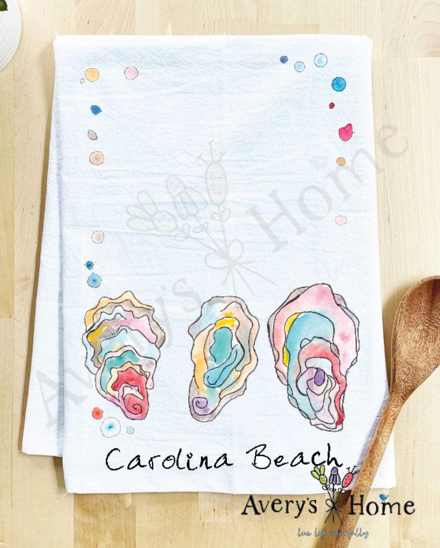 Avery's Home - Vente Torchons - Torchon Personnalisable Souvenir Océan Coquilles d'Huître38