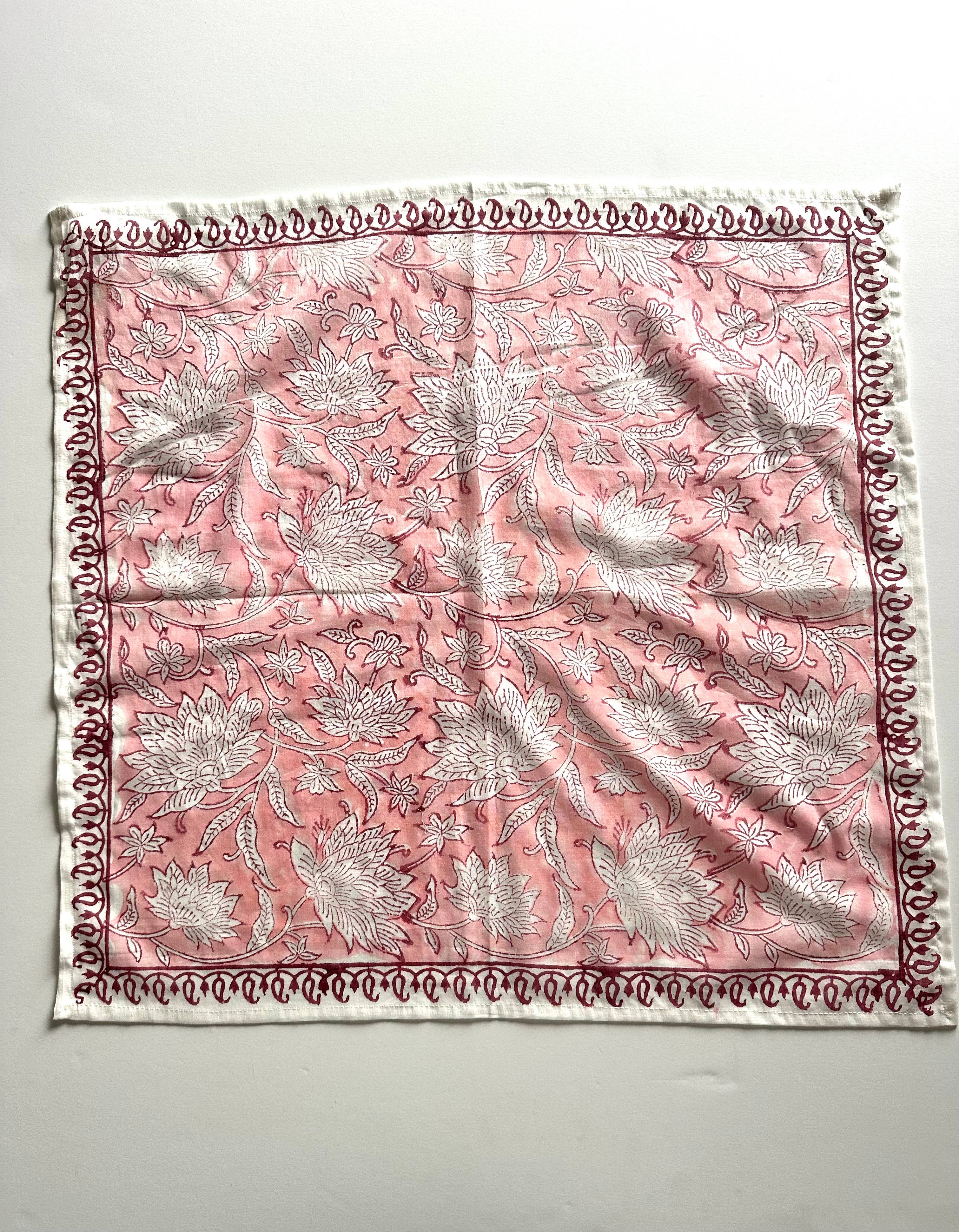 By The Sea Organics - Wholesale Bandana - Women's - BLOCK PRINT BANDANAS - CANDY COLLECTION16