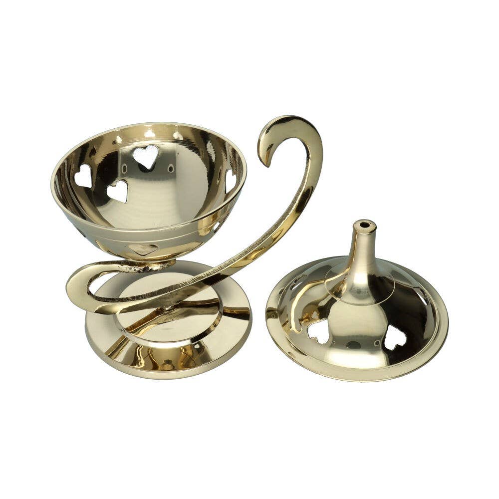 Vives de la Cortada S.L - Wholesale Incense Holder - Bronze censer with handle (INB-136)1