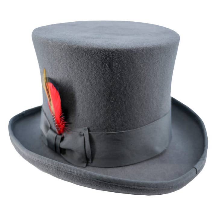 Western Fashion - Wholesale Fedora - Men's - Steampunk TOP Hat-6in Height