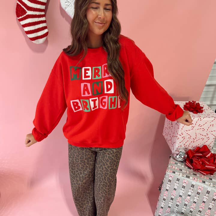 Merry & Bright Crewneck and other Purchase Wholesale jules. Free Returns & Net 60 Terms on Faire trending on Faire.